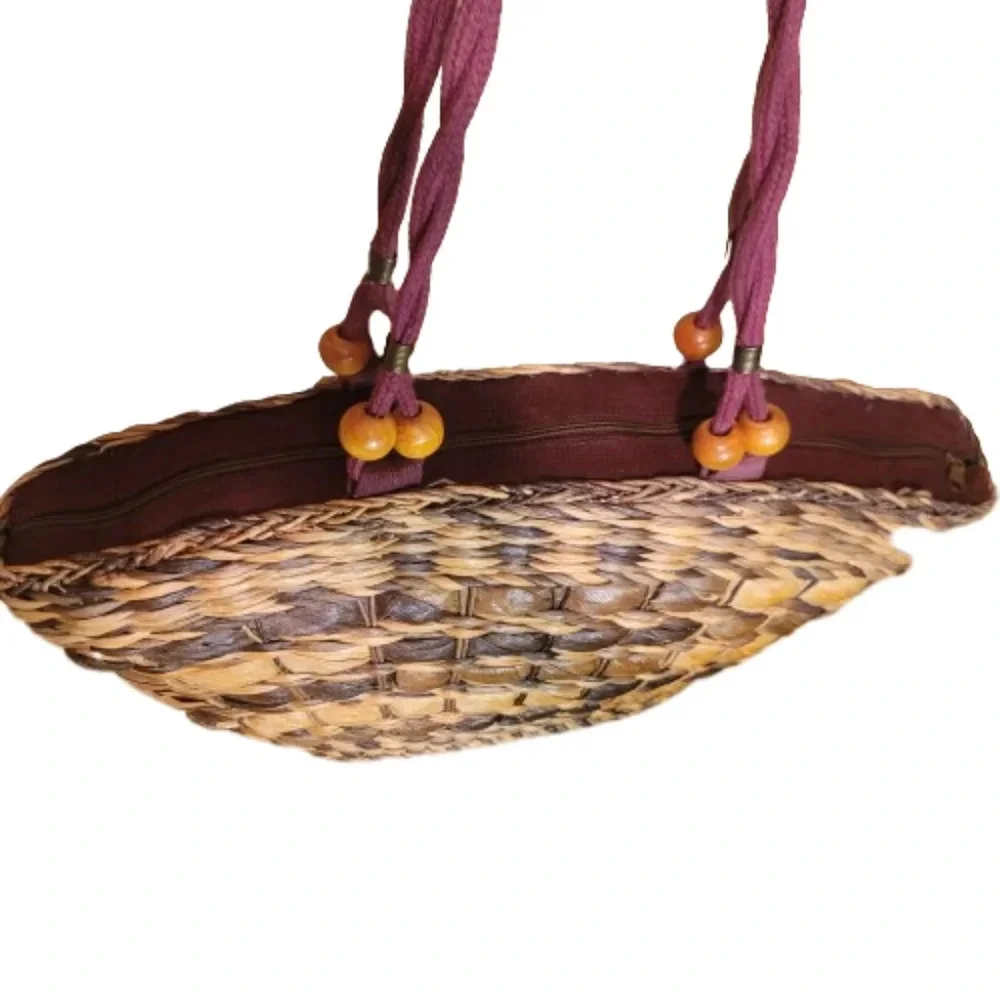 Straw Beach Bag - Picture 6 of 12